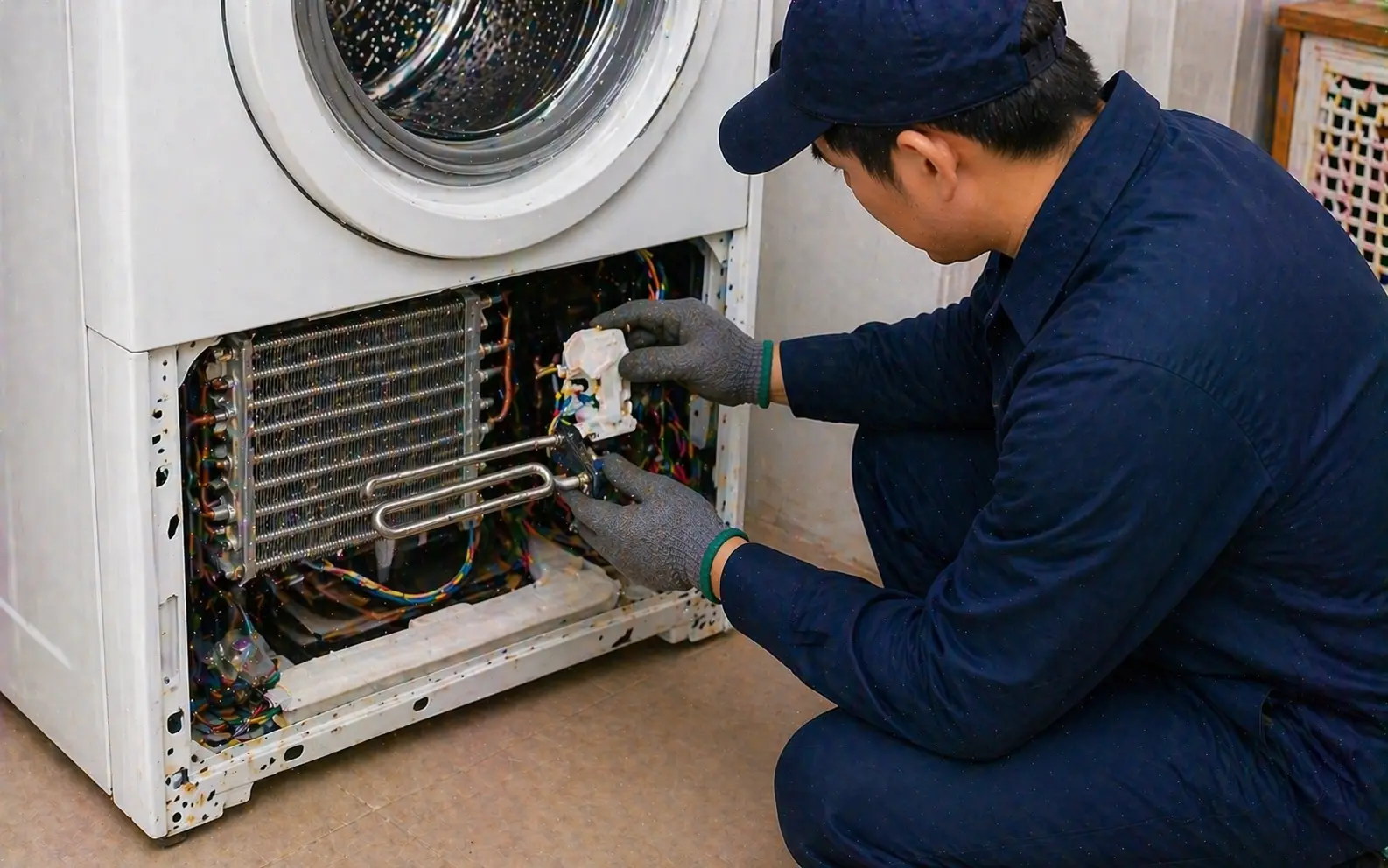 Change defrost components (WD)